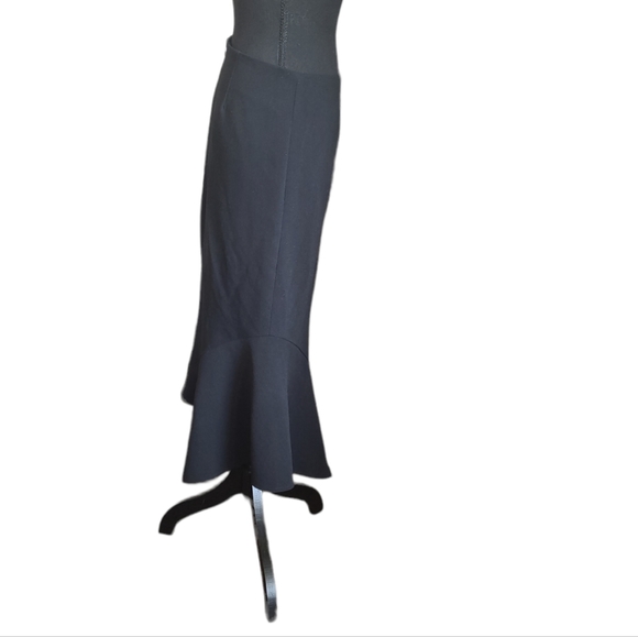 💕Black Fitted WHY Flared Skirt💕Size Large - Picture 2 of 7